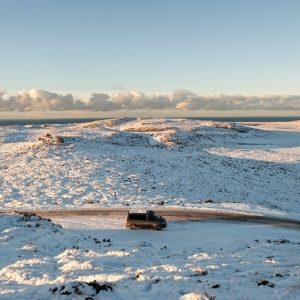 winter campervan