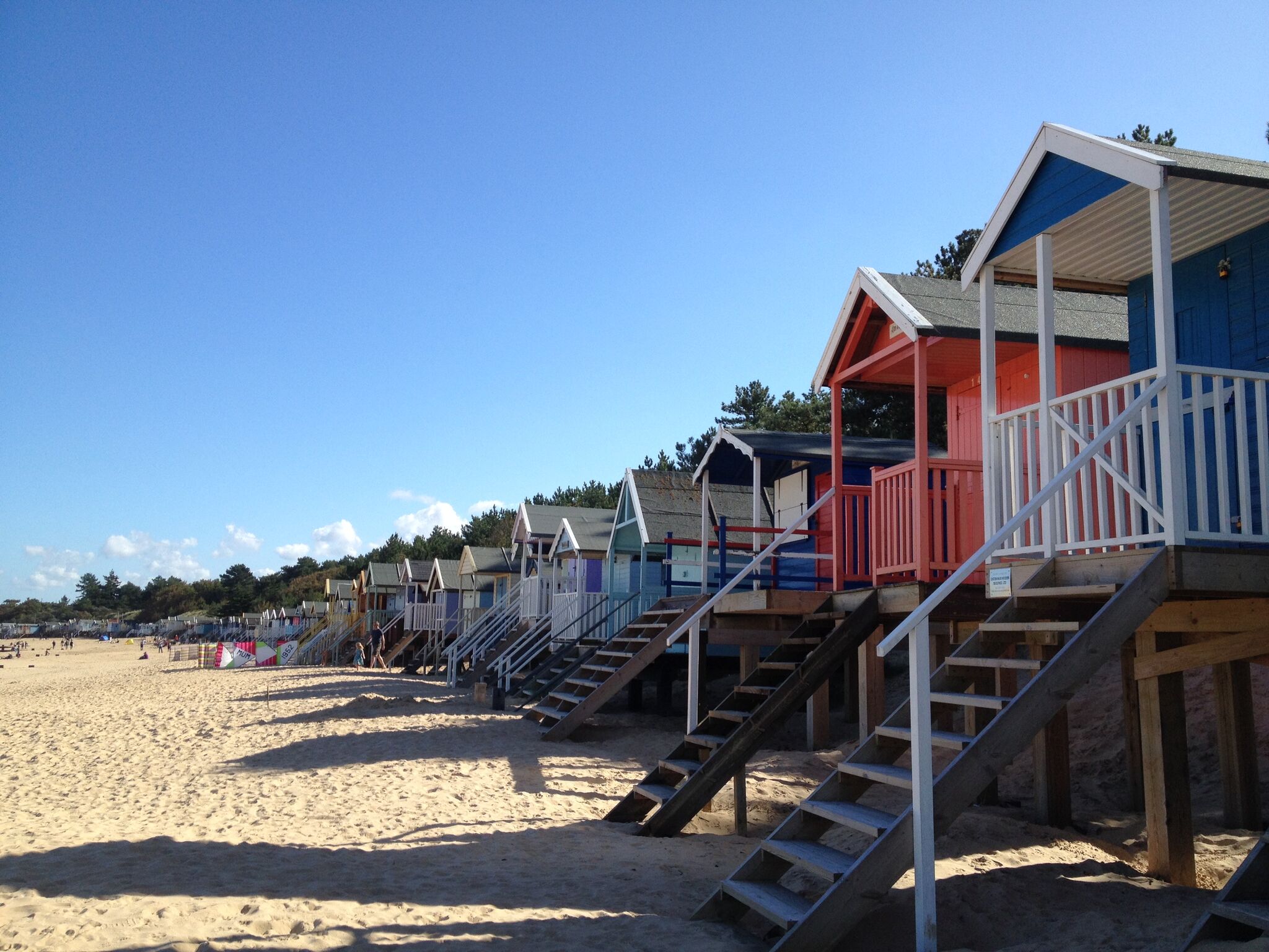 Beach huts