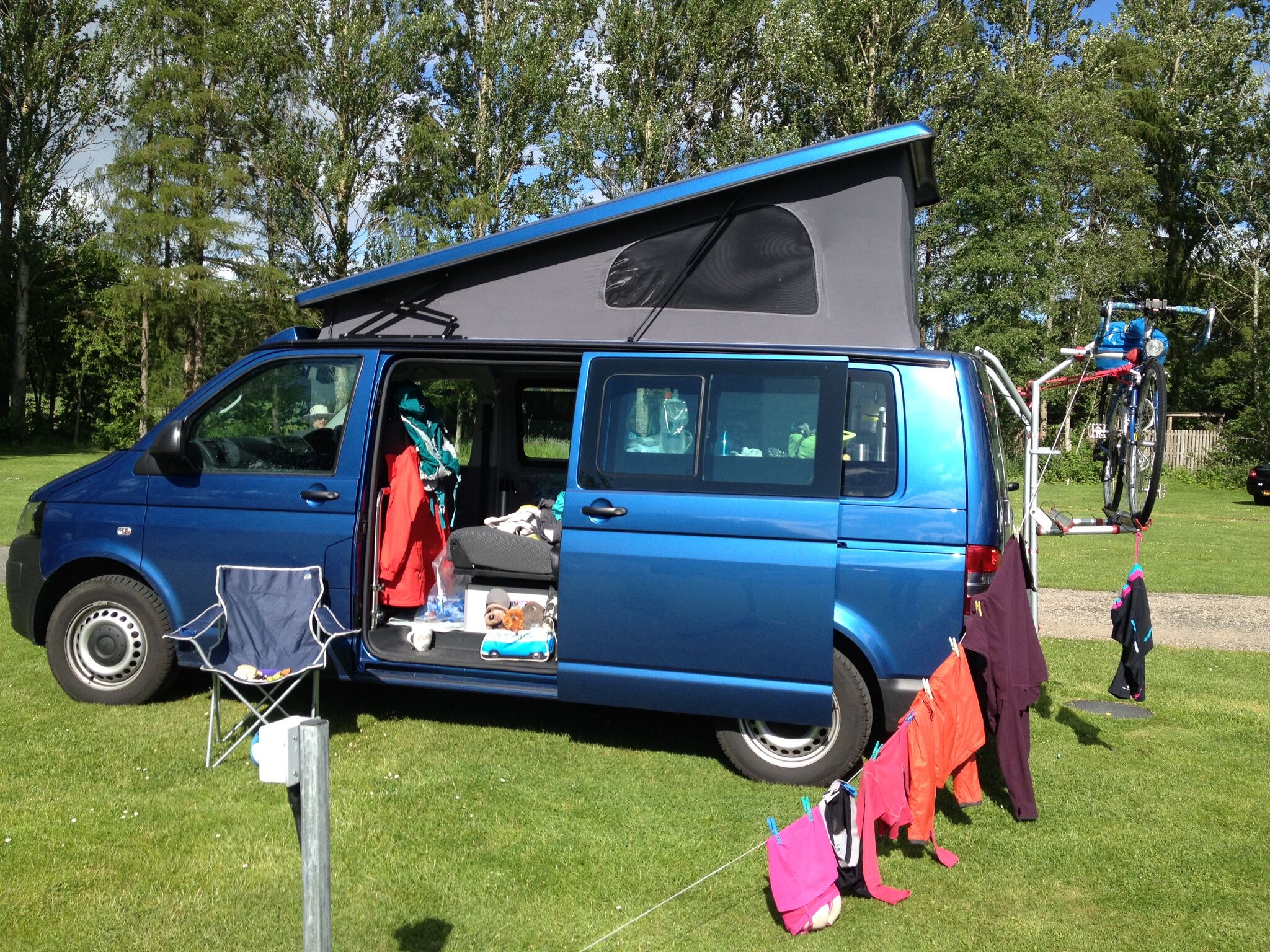 VW T5 LWB Pop up