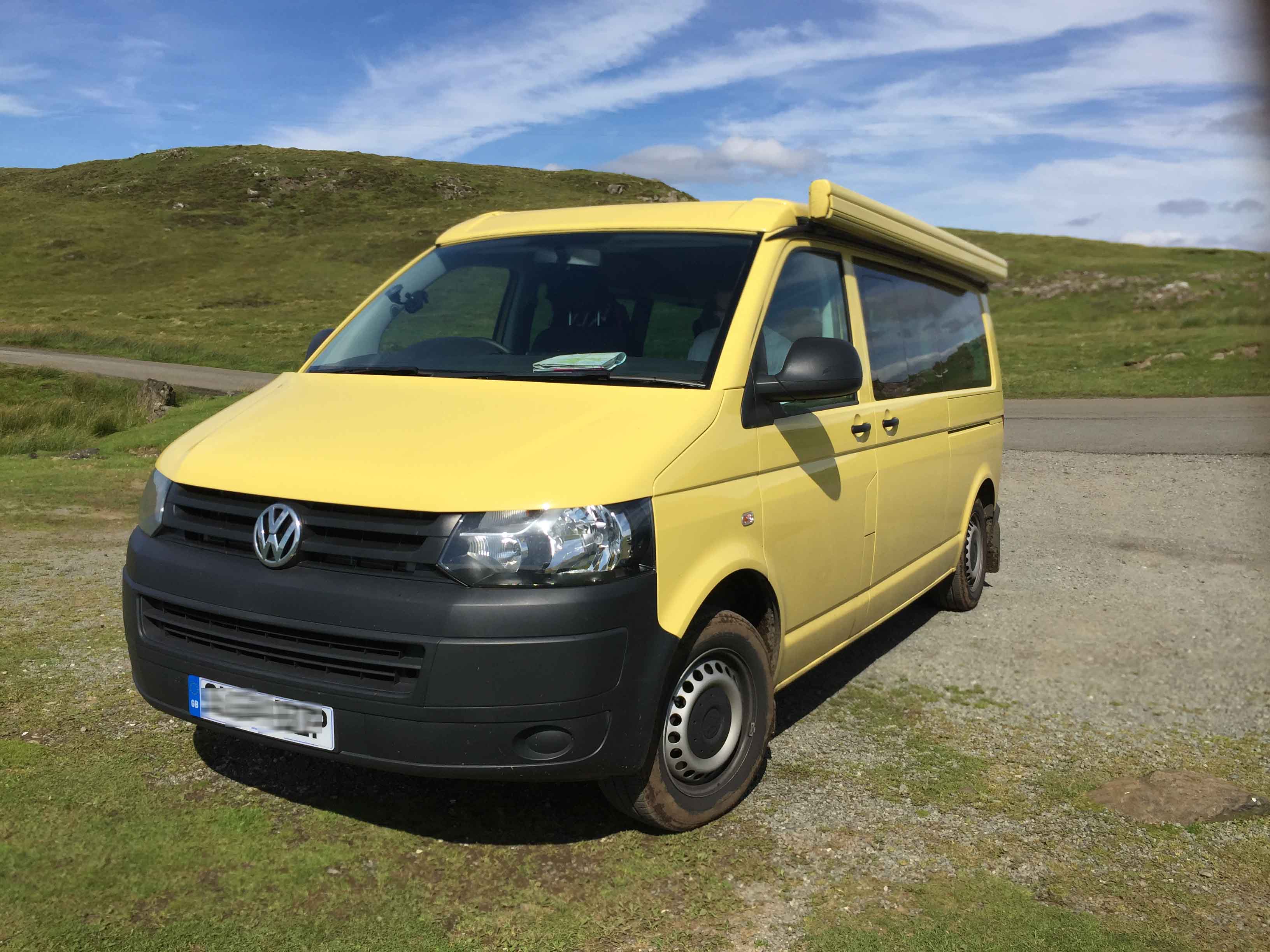 Yellow VW T5