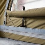 Campervan Pop Top Roof features- fabric and a zippper