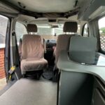 Swivel Seats of Grey VW Transporter T5 2008, Jerba Campervans Cromarty, 87,000 miles.