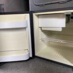 Fridge of Grey VW Transporter T5 2008, Jerba Campervans Cromarty, 87,000 miles.