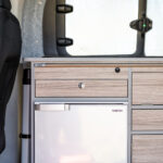 Drawers of a White 2026 Ford Transit Custom Campervan Jerba Tiree, 5000 Miles.