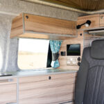 Control System of a White 2026 Ford Transit Custom Campervan Jerba Tiree, 5000 Miles.