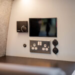 Control System of a Red 2026 Ford Transit Custom Campervan, Jerba Sanna, 1000 Miles.