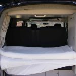 The Boot of a Blue 2018 VW T6 Transporter Tiree Campervan, 43,500 Miles.