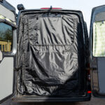 Ridgeline midge mesh of a 2024 MWB VW Crafter Jerba Campervans Harris Layout, 1,800 miles.