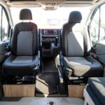 Swivel Seats of a 2024 MWB VW Crafter Jerba Campervans Harris Layout, 1,800 miles.