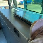Rear Kitchen of a Blue 2020 VW Transporter T6 LWB Campervan Sanna Layout, 16000 Miles.