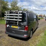 Rear View of a Grey 2016 VW Transporter T6 Jerba Campervan LWB, 53,500 Miles.