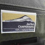Jerba Logo in a Grey 2016 VW Transporter T6 Jerba Campervan LWB, 53,500 Miles.