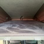 Roof Bed of a Grey 2016 VW Transporter T6 Jerba Campervan LWB, 53,500 Miles.